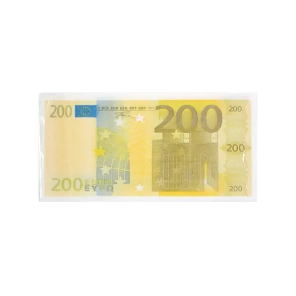 Papírové ubrousky s motivem bankovky 200 EUR, 15 ks