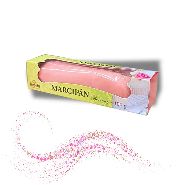 Marcipán pravý růžový 1:4 100 g