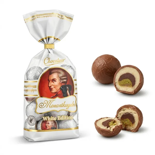 Mozartovy koule bílé Chocateur 297 g