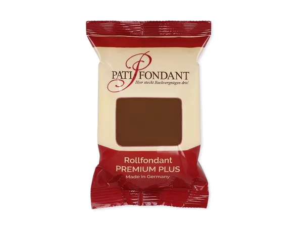 Německá potahovací hmota PATI PREMIUM 250g, hnědá