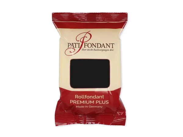 Německá potahovací hmota PATI PREMIUM 250g, černá