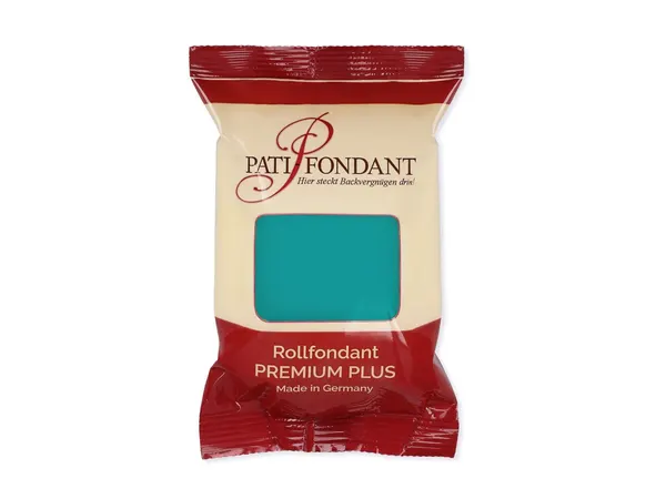 Německá potahovací hmota PATI PREMIUM 250g, tyrkysová