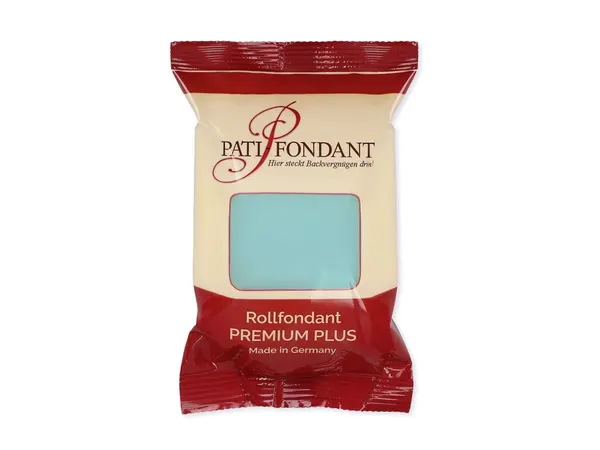 Německá potahovací hmota PATI PREMIUM 250g, baby modrá