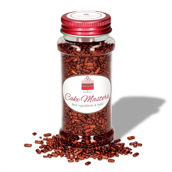Čokoládové vločky, lesklé bronzové 80g