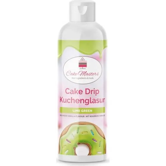 Cake drip limetková zelená, stékající poleva 250 g