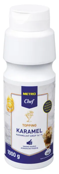 Topping příchuť karamel 1 kg