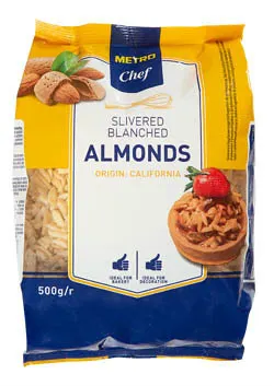 Mandle blanšírované třísky 500 g