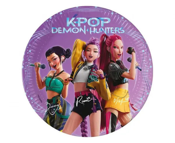 Papírové talíře K-Pop Lovkyně démonů 20 cm, 8 ks