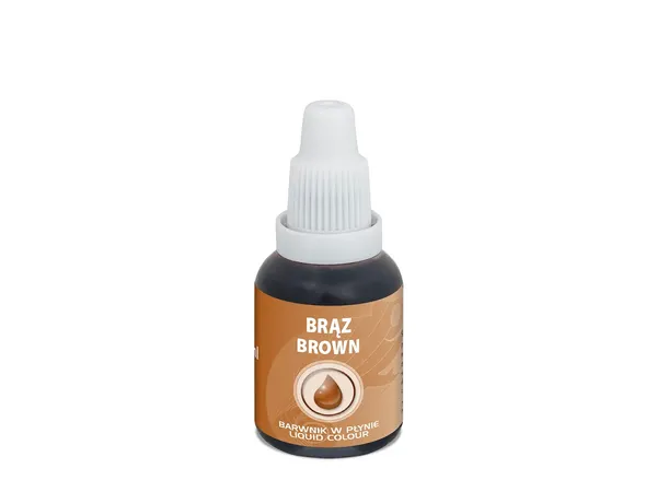 Airbrush barva tekutá hnědá Brown 20 ml