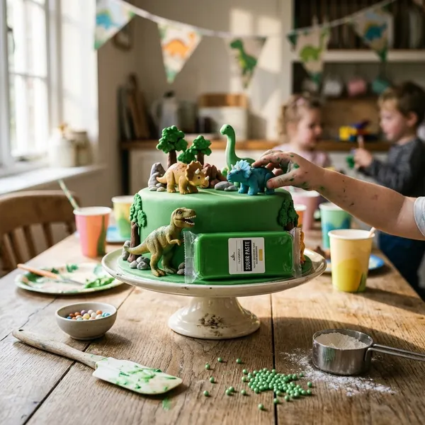 1kg Potahovací fondán - hmota na dort, zelená