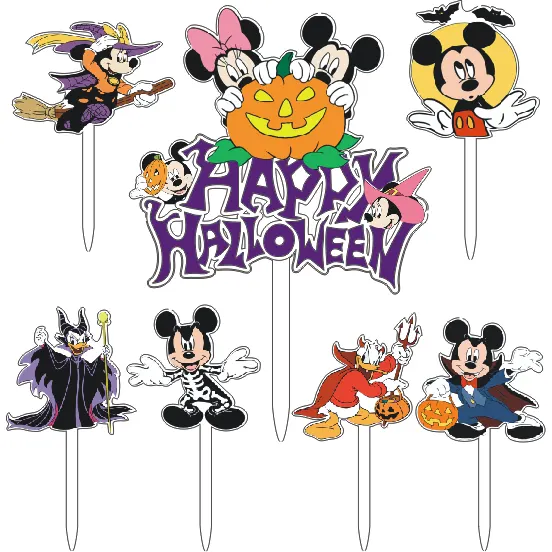 Zápich do dortu Mickey Halloween, figurka na dort