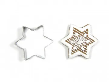 Nerezové vykrajovátko: HVĚZDIČKA 4,8cm
