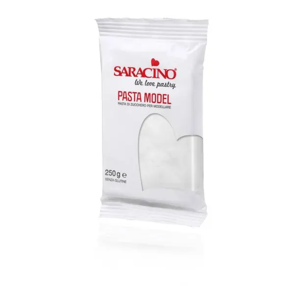 Modelovací fondán na dort Saracino bílý 250 g