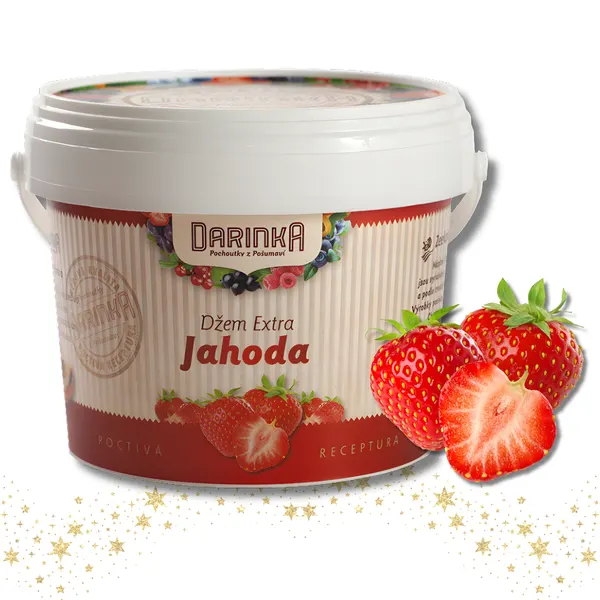 Darinka džem s extra podílem ovoce jahoda 1 kg