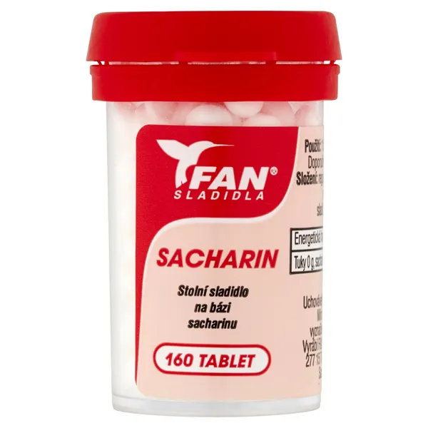 Fan Sacharin Sladidlo potravinářské 10 g