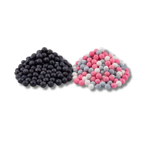 Cukrové perly černé a Kitty mix 7 mm, 120 g