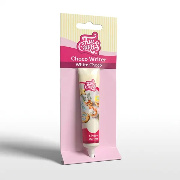 Zdobící tubičky - čokoládová zdobička - bílá 25g