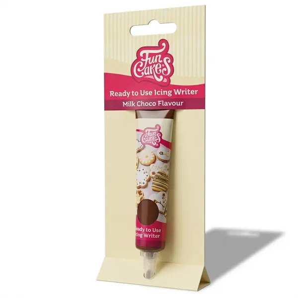 Zdobící poleva - tubička, světlě hnědá 25g