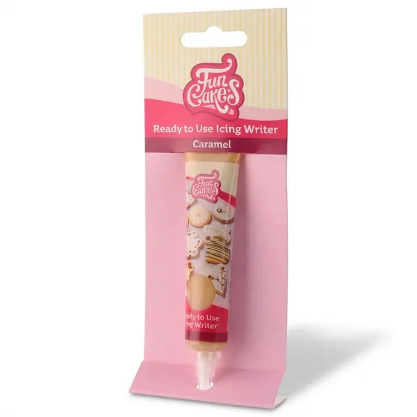 Zdobící poleva - tubička, karamel 25g