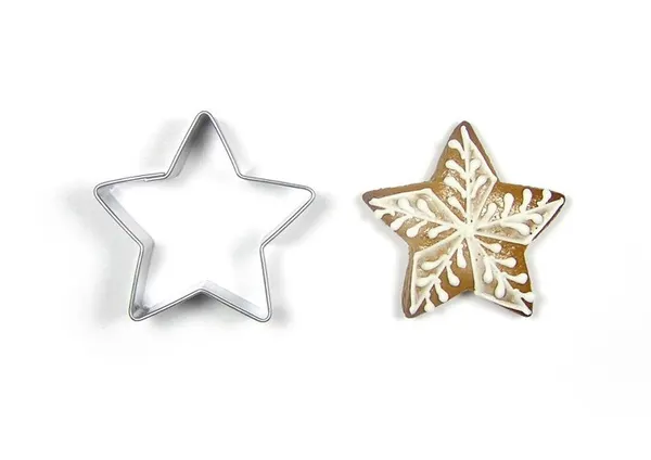 Nerezové vykrajovátko: HVĚZDA 4,2cm - 5-cípá