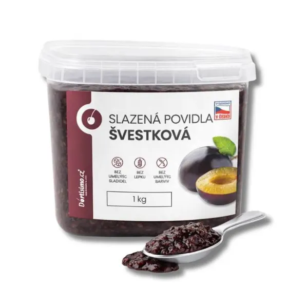 Slazená povidla švestková 1kg