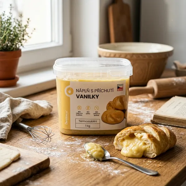 Náplň s příchutí vanilky 1kg