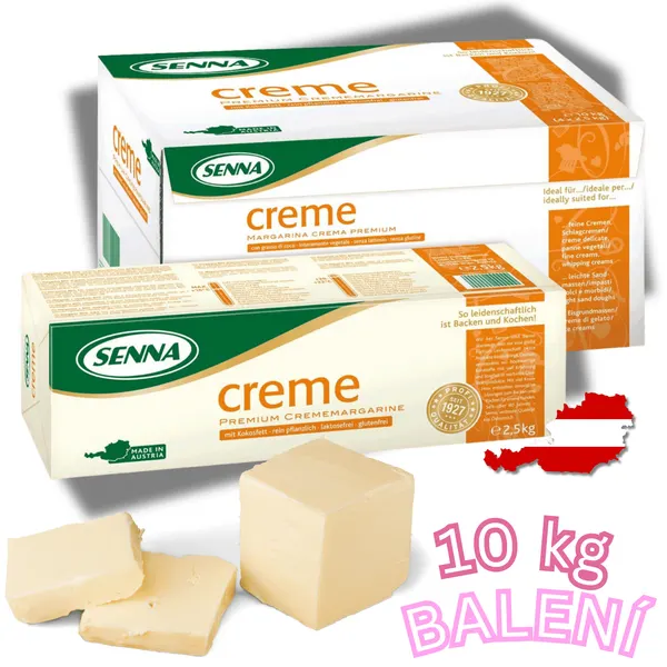 Margarín Senna crema 80% (krémy, linecké) 10 kg