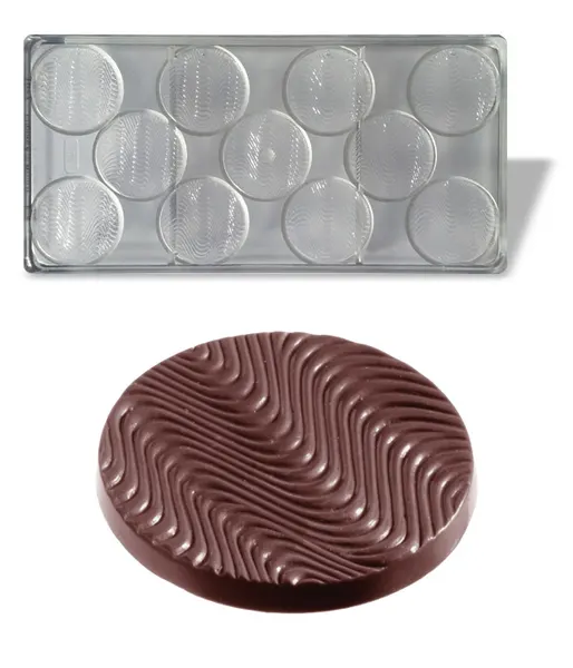 Forma na pralinky (placička s dekorem 9g) 1x11 tvarů/forma