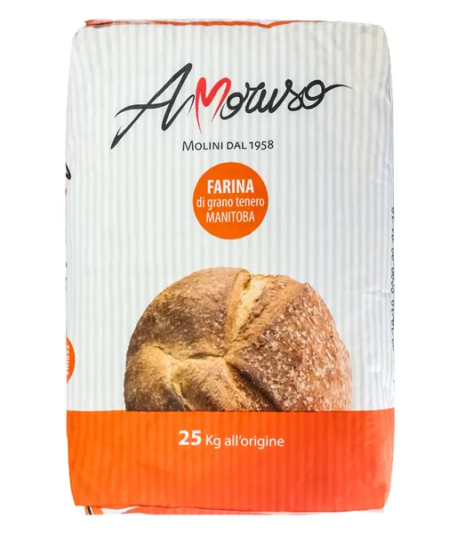Mouka Farina"00" Manitoba STAR W420(croissant, listové) 25 kg/pytel
