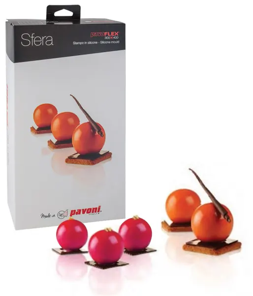 Forma silikonová desing Sfere (koule 3cm ) 30x14ml
