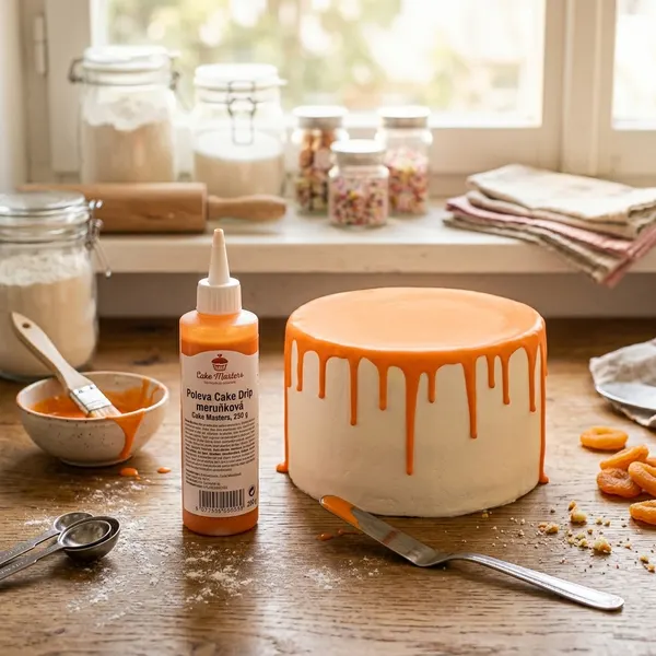 Poleva Cake Drip meruňková Cake Masters, 250 g