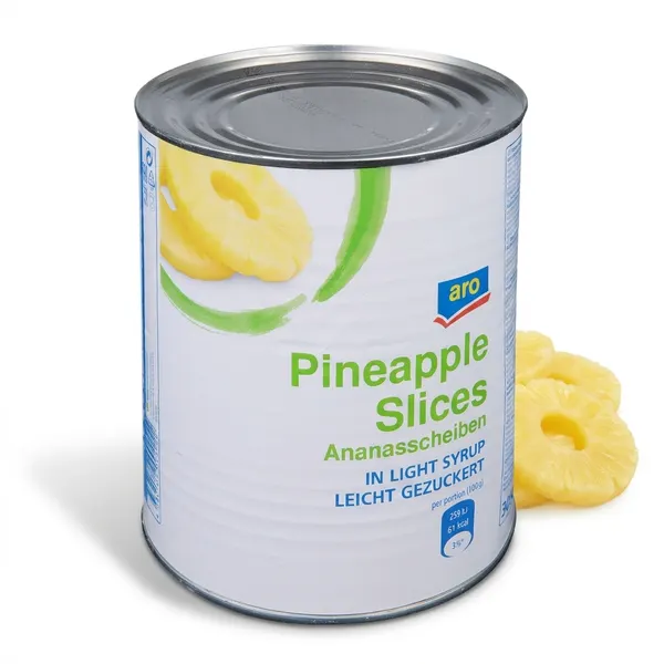 Kompotovaný ananas plátky 3 kg