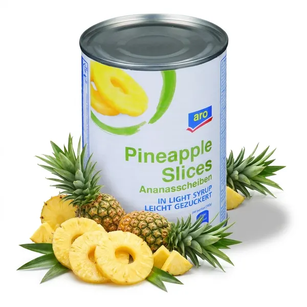 Ananas plátky ve sladkém nálevu 560 g
