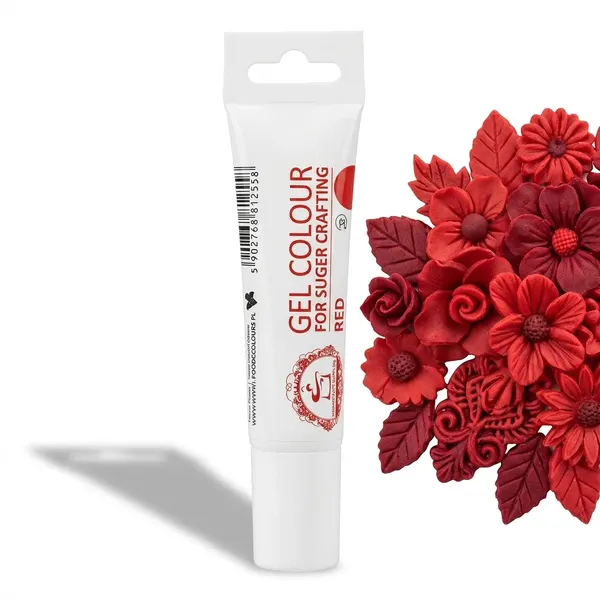 Gelová barva v tubě červená (Red) 20 g