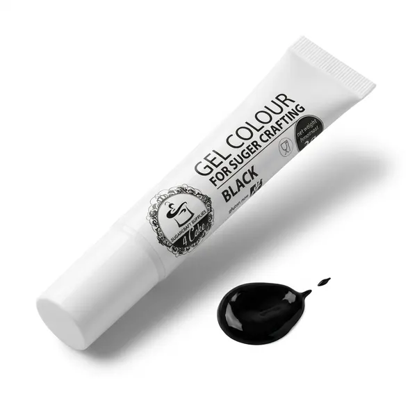 Gelová barva tuba (Black) černá 20g