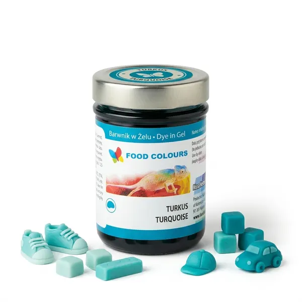 Gelová barva tyrkysová (Turquoise) 35 g