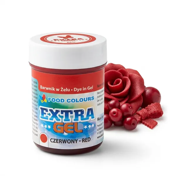 Gelová barva extra červená (Extra Red) 35 g