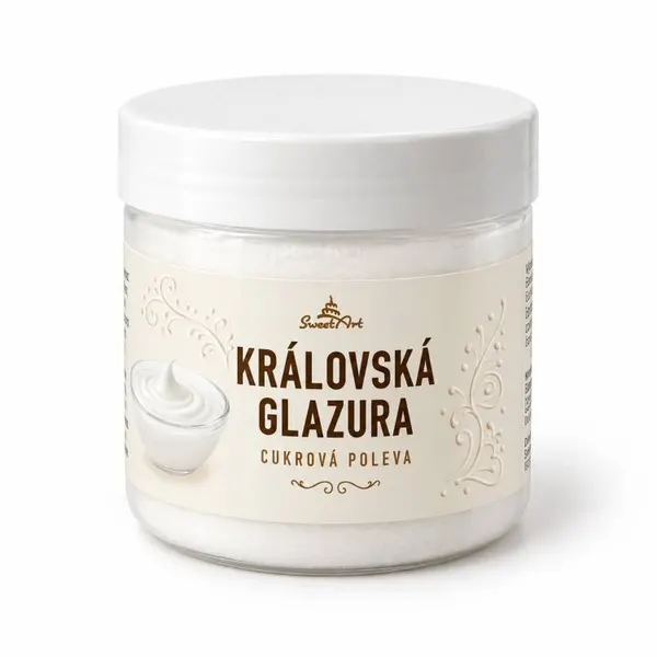 Královská glazura cukrová poleva SweetArt 100 g