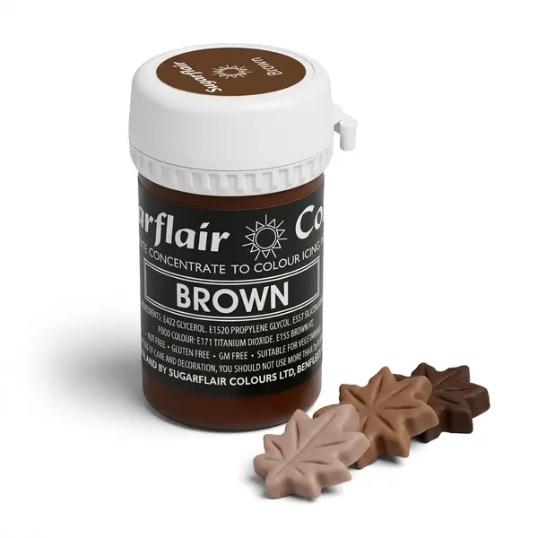 Gelová barva pastelová hnědá (Brown 3040) 25 g