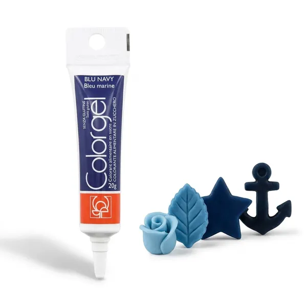 Gelová barva námořní modř Blue Navy Modecor 20 g