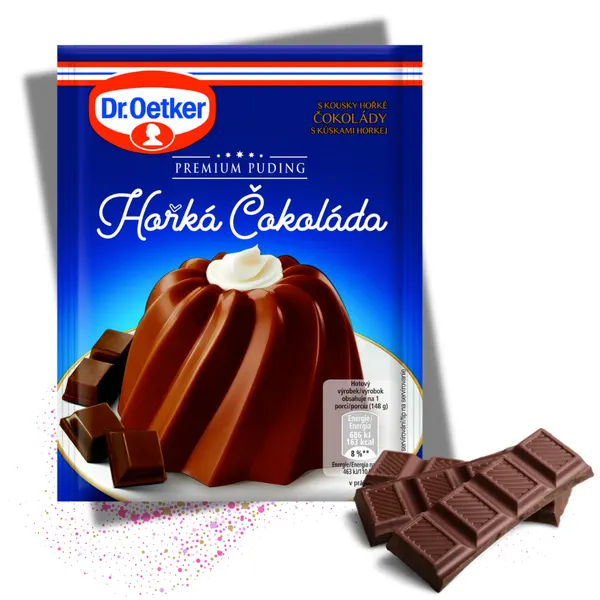 Premium Puding hořká čokoláda 52 g