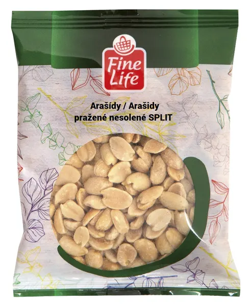 Arašídy pražené nesolené 100 g