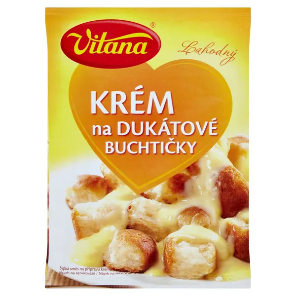 Domácí KRÉM na dukátové buchtičky - buchtičky s krémem 30g