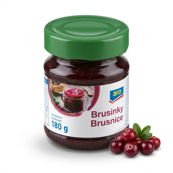 Zavařené brusinky 180 g