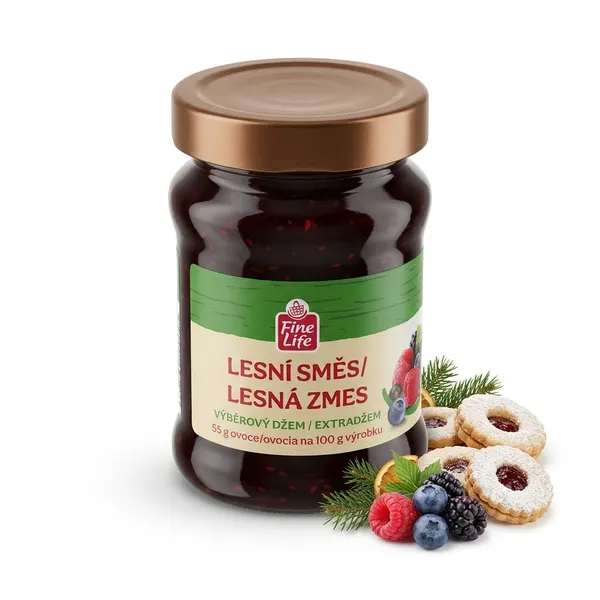 Džem výběrový, lesní směs 340 g