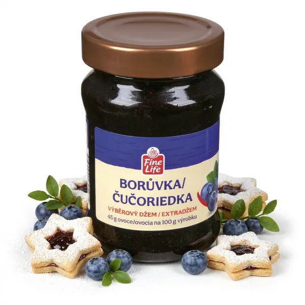 Džem výběrový, borůvka 340 g