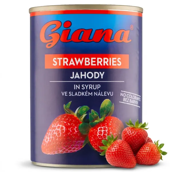 Jahody ve sladkém nálevu 8 x 400 g