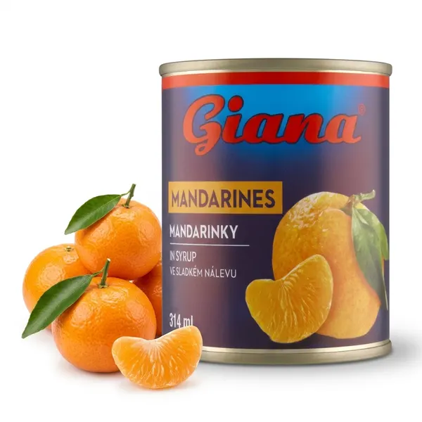 Mandarinky ve sladkém nálevu 314 ml