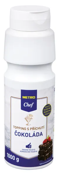 Cukrářský Topping mléčná čokoláda 1kg s kondenzovaným mlékem