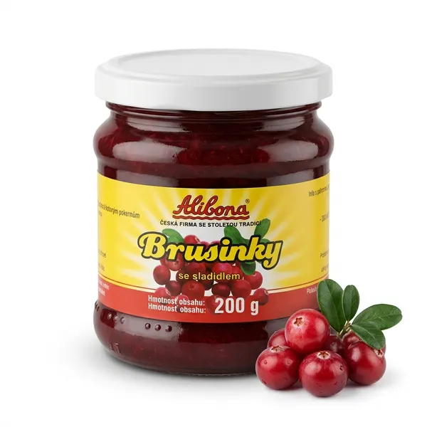 Brusinky se sladidlem 200 g